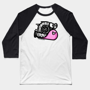 Turbo Snail - Rock On (Pink) Baseball T-Shirt